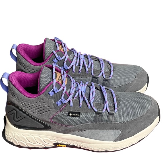Women’s Fresh Foam X Hierro Mid Grey Trail Running Hiking Boot Size 10 NIB - Picture 1 of 10